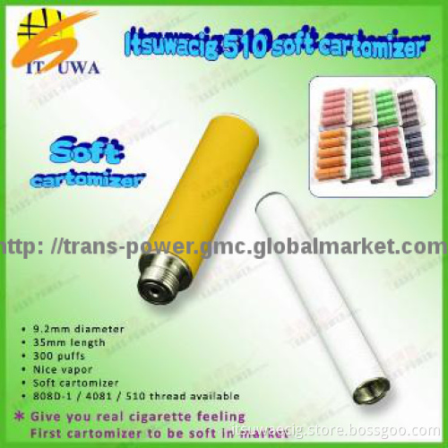 soft tube Disposable 808d cartomizer Disposable e-cigarette